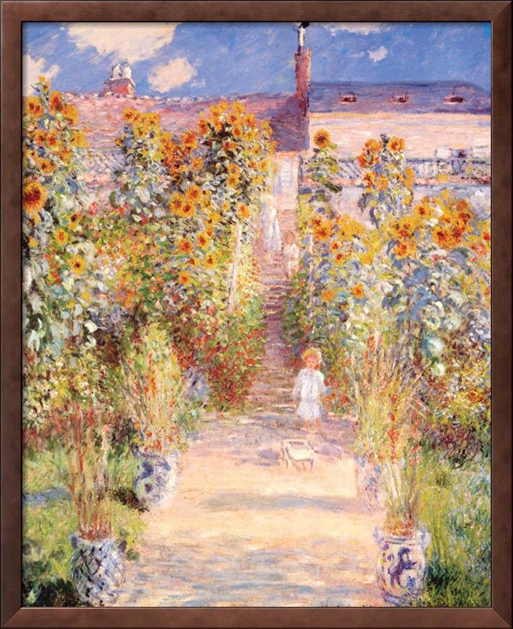 Artists Garden Vetheuil-Claude Monet Painting [M130401P00057] - $95.00 ...