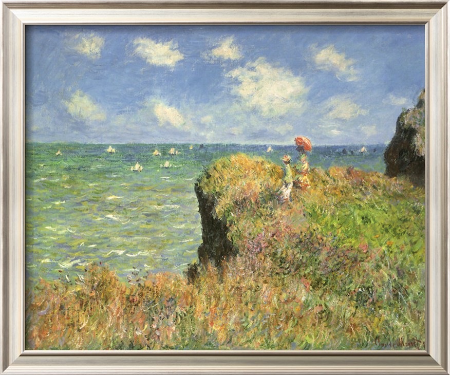 Cliff Walk At Pourville, 1882-Claude Monet Painting [M130401P00067 ...