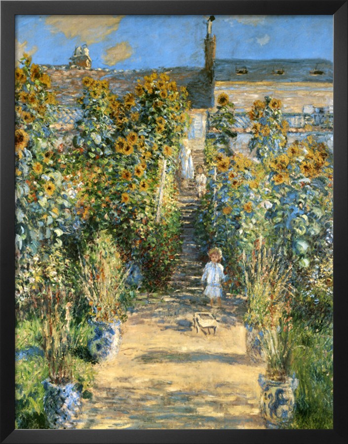 Garden At Vetheuil, 1881-Claude Monet Painting [M130401P00078] - $95.00 ...