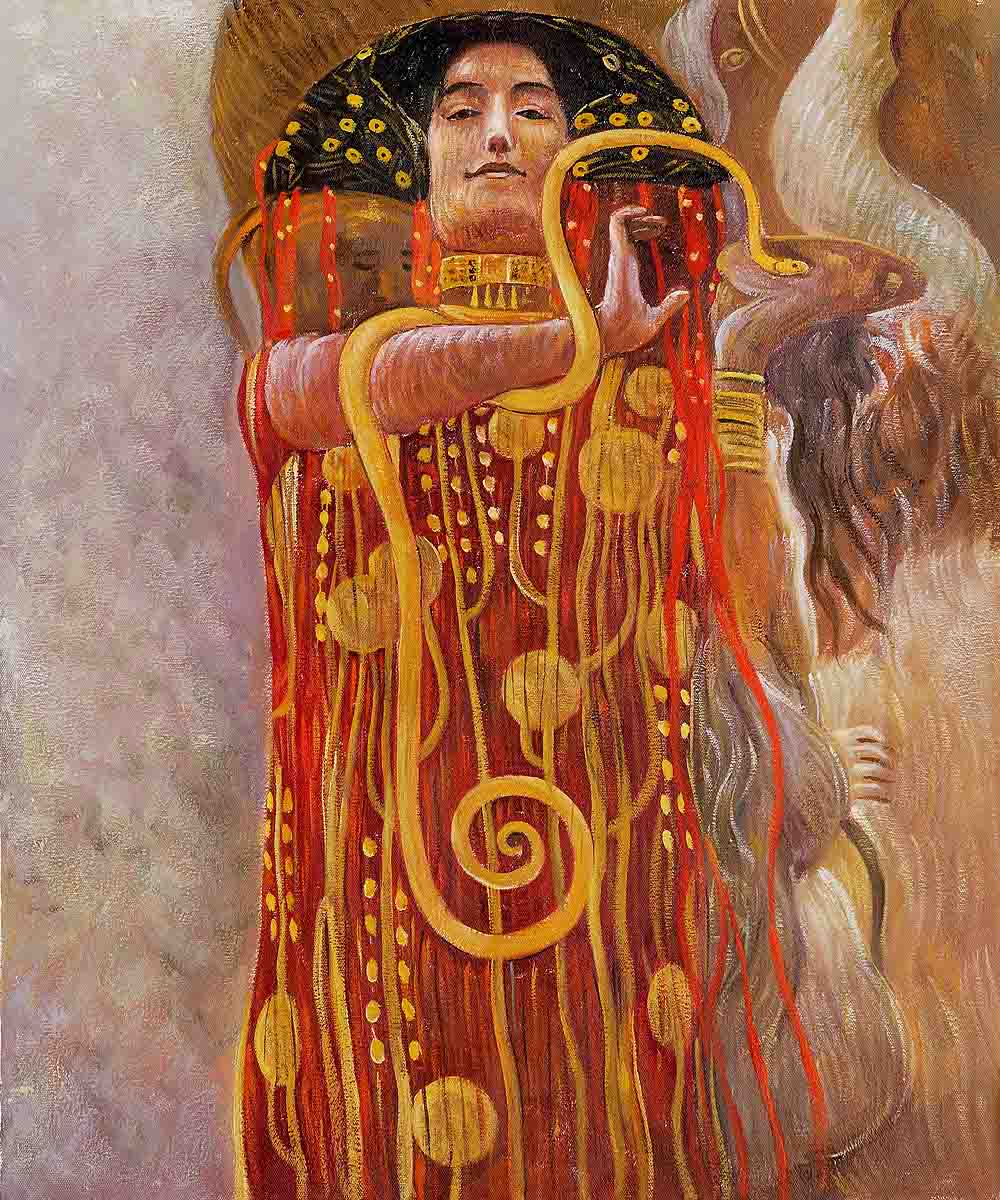 Hygieia - Gustav Klimt Painting