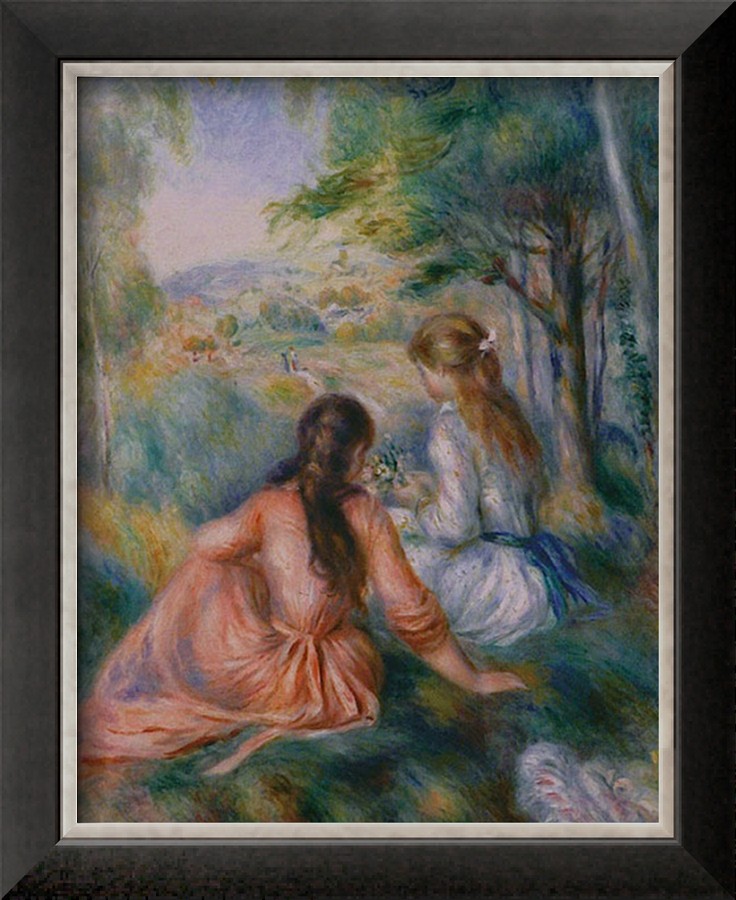 In the Meadow - Pierre Auguste Renoir Painting [R130531P01145] - $125. ...