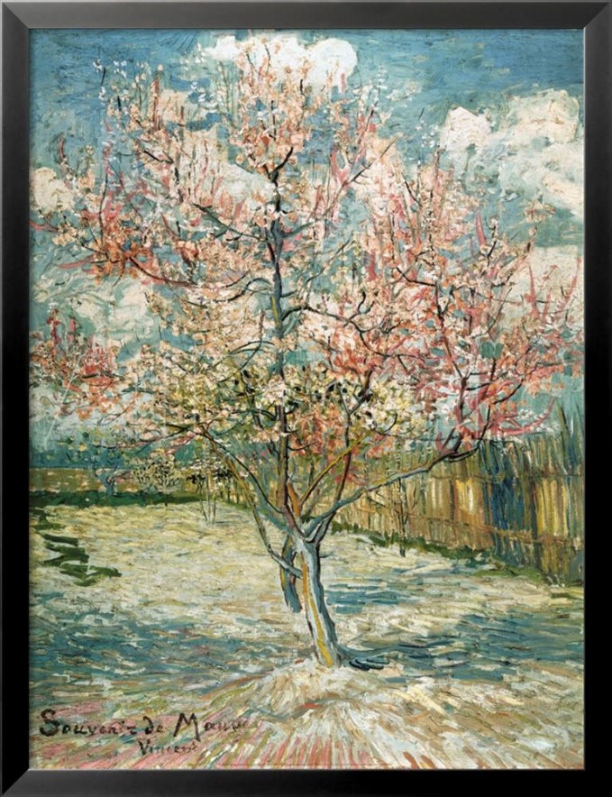 Peach Tree in Bloom at Arles - Vincent Van Gogh Paintings ...